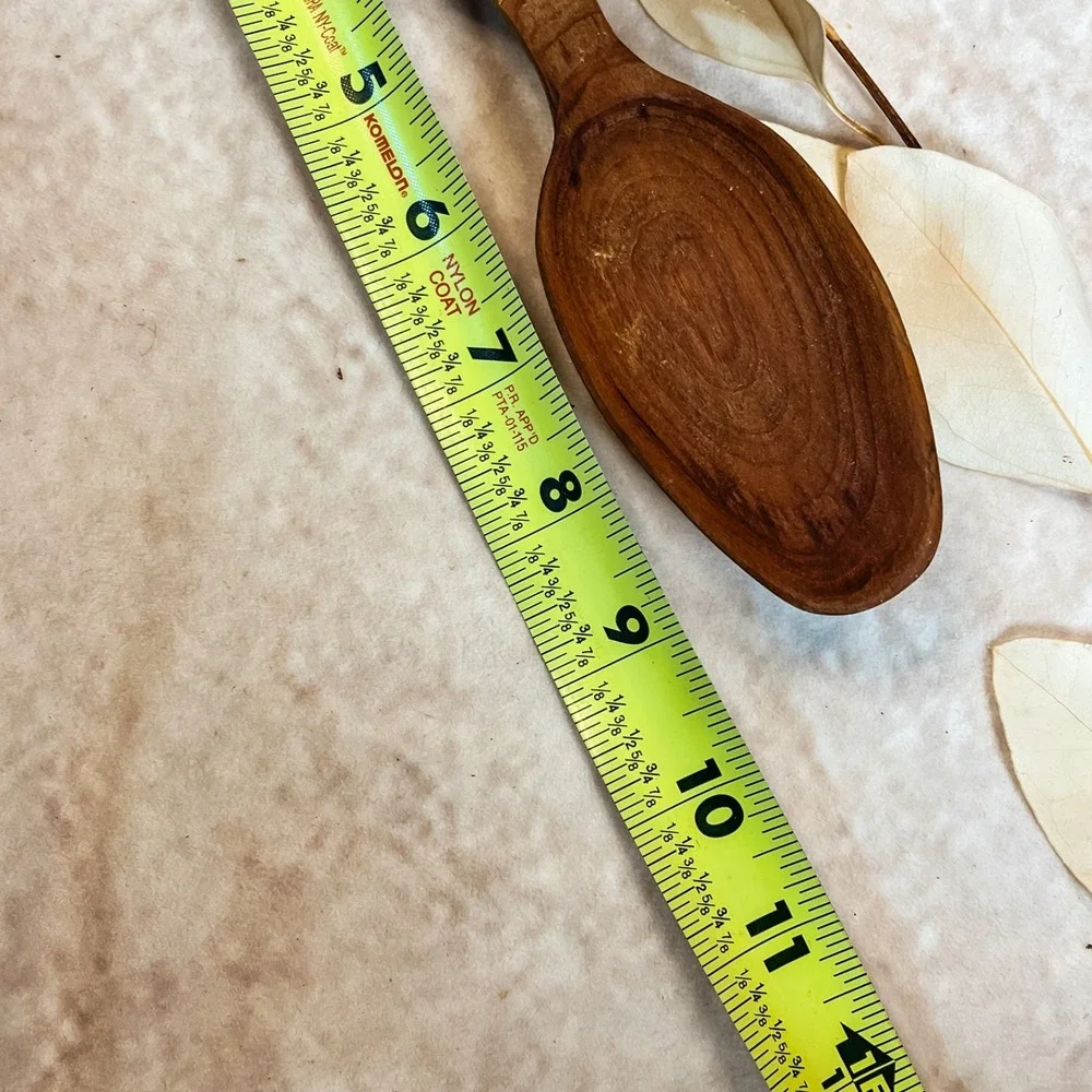 Hand‎ Carved Wooden Serving Spoon